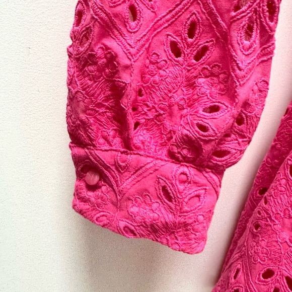 NWOT Sezane - Sol Dress Rose Pink - Size 38/US 6 - Picture 8 of 15